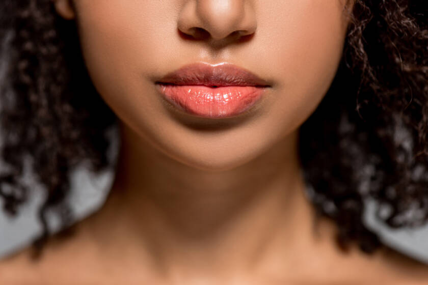 Lip blushing semi-permanent lip color at The Brow Clinic NY in Huntington NY